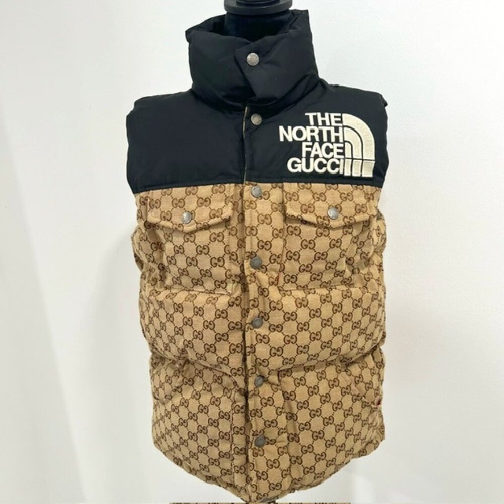 Gucci Vest; Gucci North Face Bubble Vest